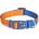 Camon Doublе Premium Orange/Blue нашийник за куче в четири размера