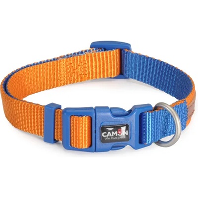 Camon Doublе Premium Orange/Blue нашийник за куче в четири размера