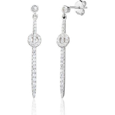 Bealio 13775 stříbrné náušnice DLOUHÉ ELEGANTNÍ 03-13775-3890