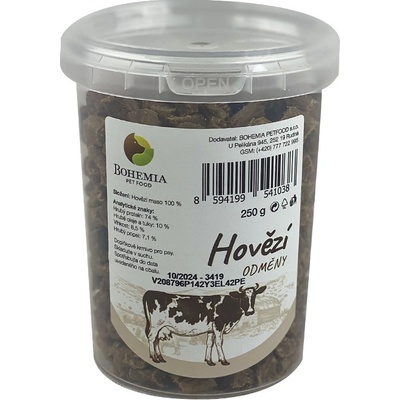 Bohemia Pet Food BOHEMIA Hovězí odměny 250 g
