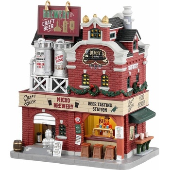 Svietiaci domček Lemax 35034 Rodinný pivovar Derby a syn