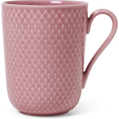 Lyngby Porcelaen Porcelánový hrnek Rhombe Rose 330 ml