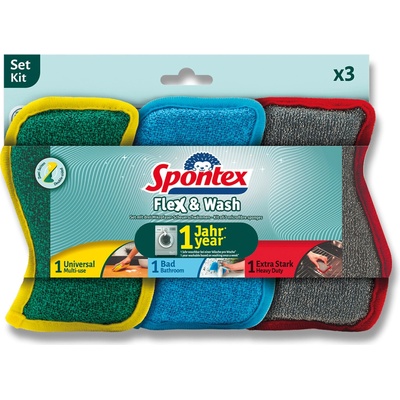 Spontex Flex & Wash Houbička 1 ks – Zbozi.Blesk.cz