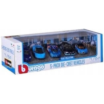 AUTOMOBILY BBURAGO Bugatti Chiron Veyron Lamborghini Porsche Alpine 1:64