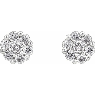 Eppi Elegantné náušnice s lab-grown diamantmi Restia E44799