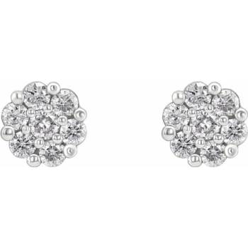 Eppi Elegantné náušnice s lab-grown diamantmi Restia E44799