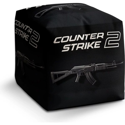 Sablio Taburet Kostka Counter Strike 2 AK: 40x40x40 cm