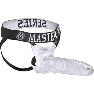 Master Series Grand Mamba XL Style Cock Sheath Silver
