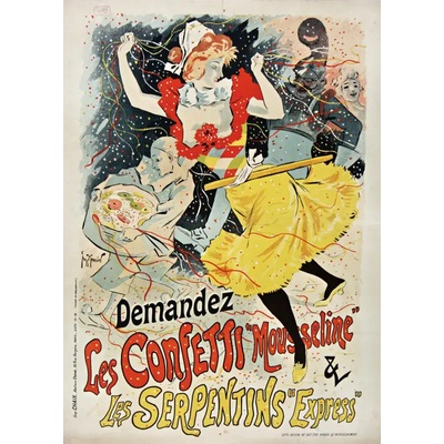 Grafika - Puzzle Georges Meunier - Confettis et Serpentins, 1894 - 500 piese