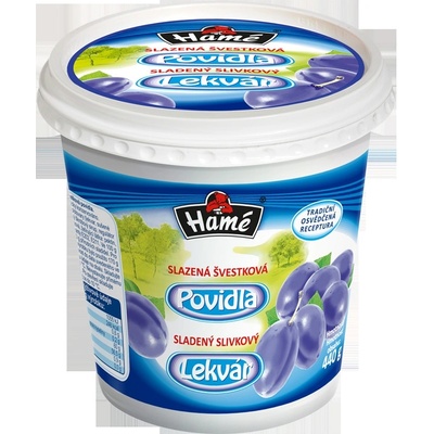 Hamé Slazená švestková Povidla 440 g