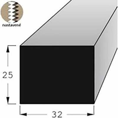 Podkladová lať 32 x 25 mm, délka 240 cm nastavovaná
