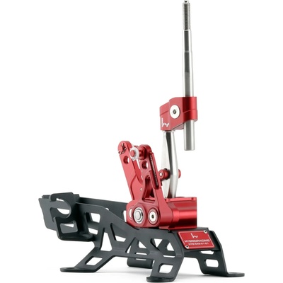 Hybrid Racing Short Shifter Assembly V3 (02-06 RSX & K-Swap) - červená