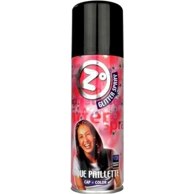 Zo Temporary Hair Colour barevný lak na vlasy Silver Glitter sprej 125 ml