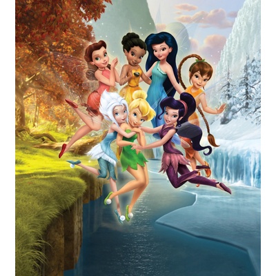 AG Design FTDNXL-5105 Dětská vliesová fototapeta Fairies rozměry 180 x 202 cm