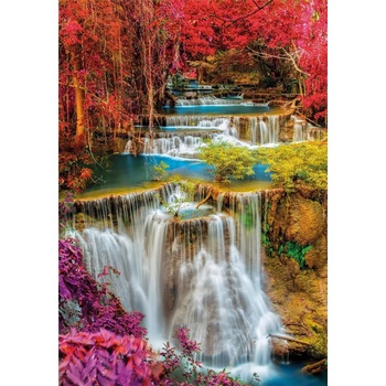 Clementoni - Puzzle Colorful paradise waterfalls - 1 000 piese