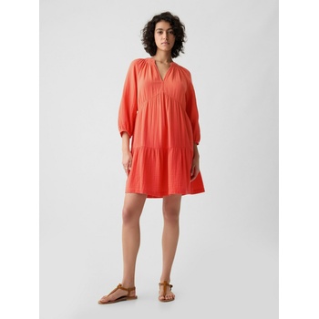 GAP Муселинова мини рокля GAP GAP | Cherven | ЖЕНИ | XXS