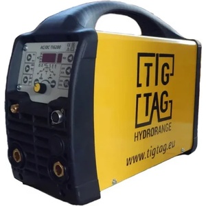 TIGTAG Аргонов апарат TIG200Small AC/DC с допълнителна функция електрожен, пълен комплект за аргон и заваряване на алуминнй (18949) Заваръчен апарат