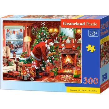 Castorland Пъзел Castorland от 300 части - Специалната доставка на Дядо Коледа (B-030538)