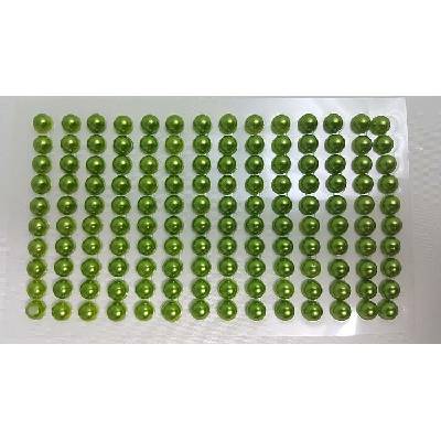 Samolepiace perličky 5 mm zelená