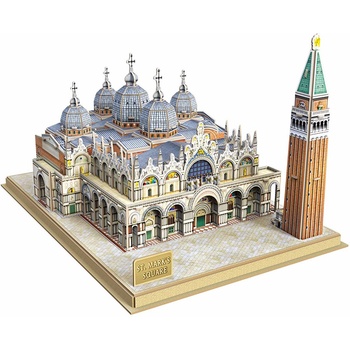CubicFun 3D Пъзел Cubic Fun от 107 части - Venice St Mark's Square (DS0980h)