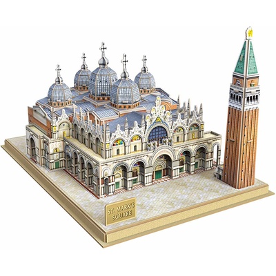 CubicFun 3D Пъзел Cubic Fun от 107 части - Venice St Mark's Square (DS0980h)