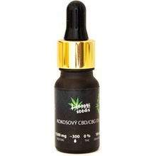 MCT Happy seeds kokosový CBD olej 15% CBD + CBG 30 ml