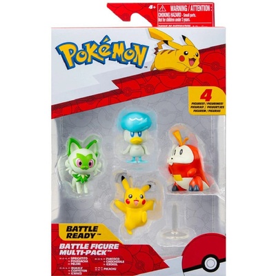 Pokémon Battle Figure Gen Ix 4 Pk (pkw3402)