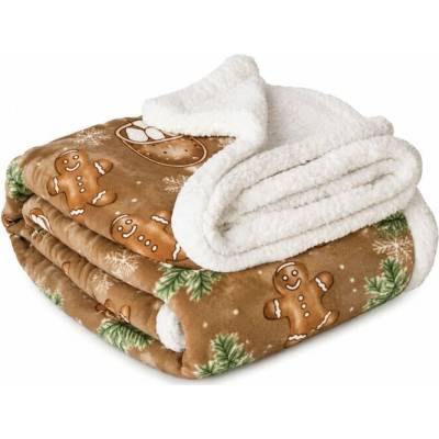 Sconto Deka VÁNOČNÍ POHODA baránok horčicová 150x200