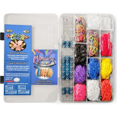 Starter Kit Gift Box Medium Rainbow Loom sada 6000 gumičiek s 2 háčikmi RL48 – Zboží Dáma