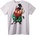 NOONEBRAND Тениска Boss Life градска свиня - 7XL, White
