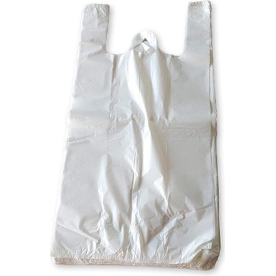 Mikrotenová taška trhacia BIELA PEVNÁ 15 kg 40 x 60 cm blok 100 ks