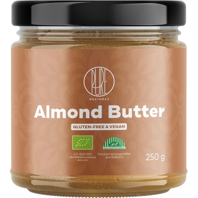 BrainMax Pure Almond Butter Mandlový krém BIO 250 g