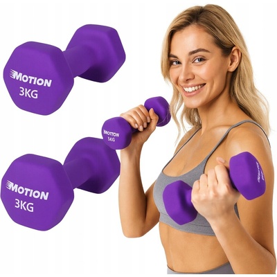 Motion neoprenové činky 2 x 3 kg 2 ks