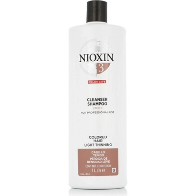 Nioxin System 3 Cleanser Čistící šampon 1000 ml