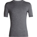 Icebreaker Мъжко мериносово термобельо Icebreaker 200 Oasis S/S Crewe Merino base layer - Gritstone Heather II (015-0860-0611)
