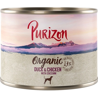 Purizon Organic 12 x kuracie a husacie s tekvicou 200 g