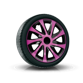 Image 1 of NRM капаци 15", draco РОЗОВО 4брой (vtv-pu-22281)