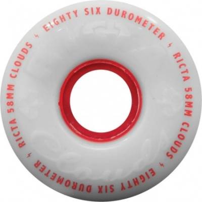 SK8 RICTA CLOUDS RED 53mm 86a