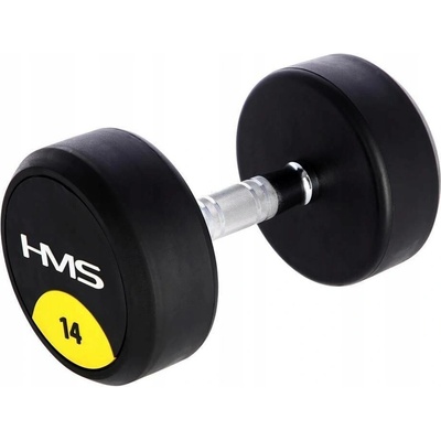 HMS Potažené pogumované jednoruční činky 1 x 14 kg