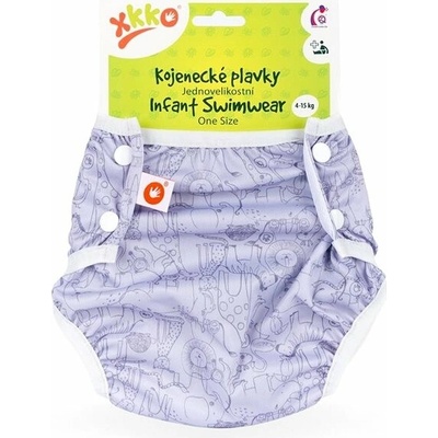 XKKO Dojčenské plavky Safari Lavender Aura