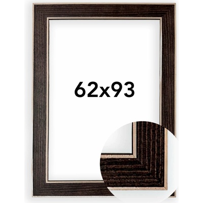 BFHM Fotorámeček DLN Rozměr: 62 x 93 cm, Barva: Hnědá, Typ zasklení: Plexi