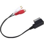 RCA интерфейсен кабел за audi, bmw и vw (amirca)
