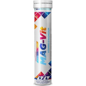 ALLNUTRITION Mag-Vit, лимон, 20 ефервесцентни таблетки, AllNutrition (8153)