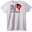 NOONEBRAND Тениска Роден да обожава сърцето - 2XL, White