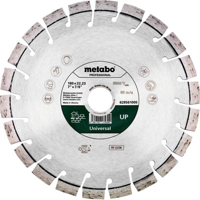 Metabo 628561000 diamantový řezný kotouč Průměr 180 mm Ø otvoru 22.23 mm 1 ks
