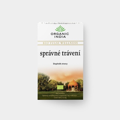 Organic India BIO Čaj Tulsi Wellness správné trávení sáčkový 18 ks
