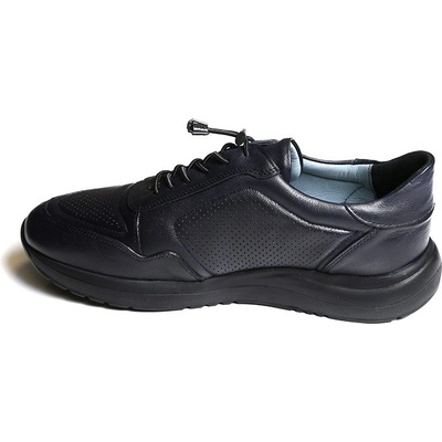 Base Мъжки кожени обувки - Тъмносини 20210834582 (320930_Тъмносин)