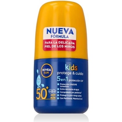 Nivea Sun Kids Protect & Care SPF50+ детски слънцезащитен лосион за тяло в рол-он рол-он 50 ml