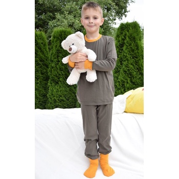 Detské pyžamo Panter tm.žltá