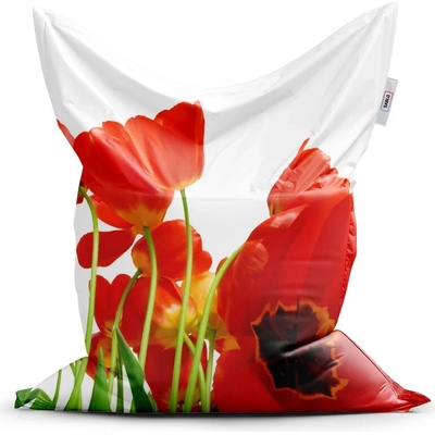 Sablio Sedací vak Tulipány 150x100 cm